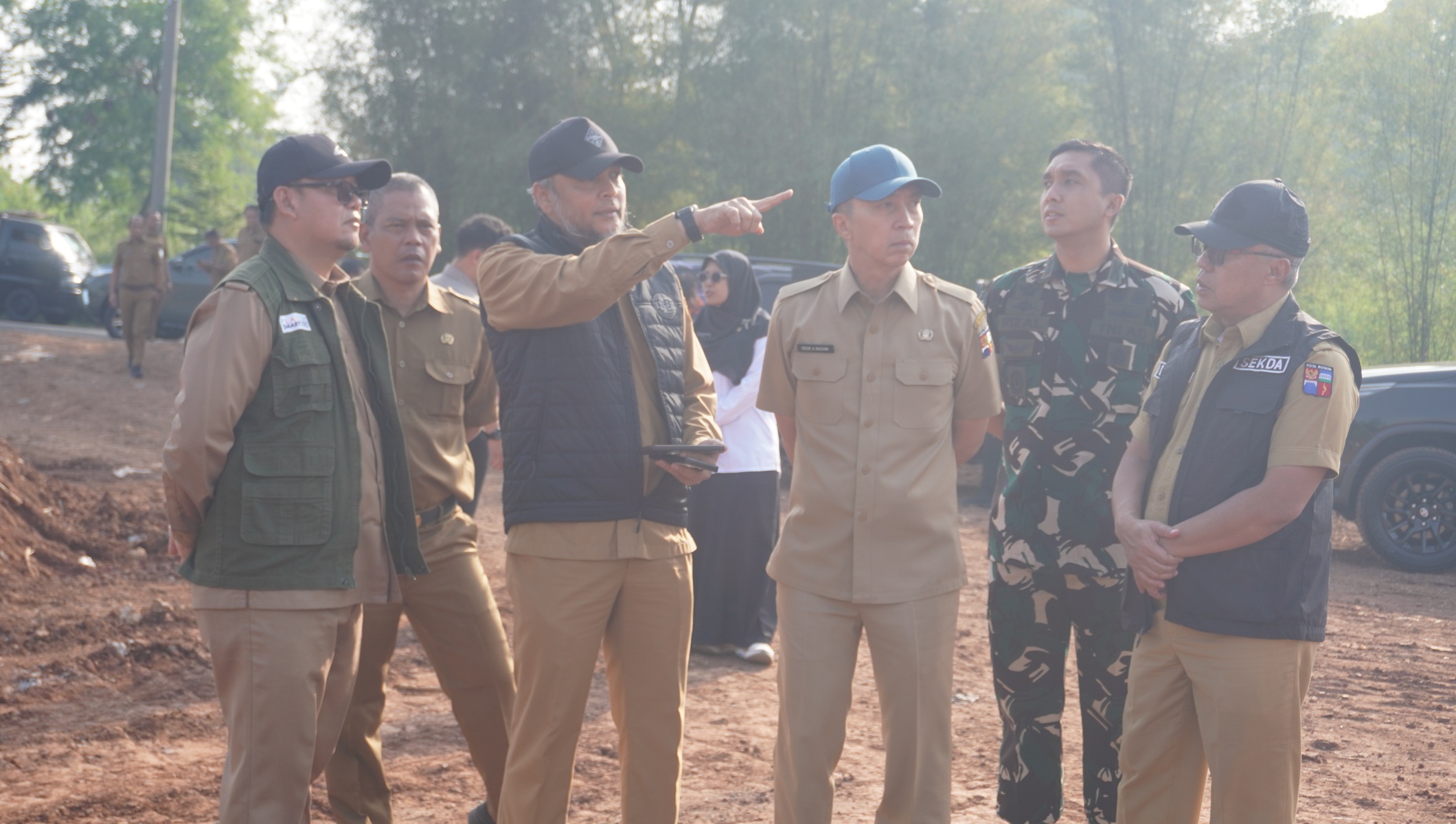 Meninjau Proses Pematangan Lahan PSEL Bogor Raya